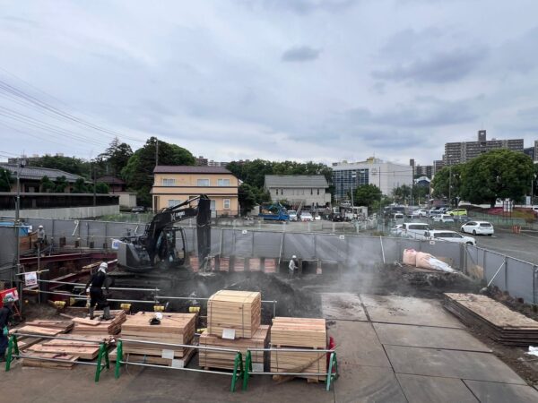Penggalian Tanah Proyek Pembangunan Masjid As-Sholihin Yokohama